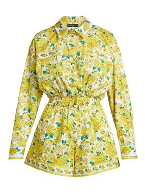 Generation Love Yera Floral Cotton Romper Size Small NWT